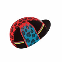 Cycling Cap - Velobande - Leo Tech Cap  - Lycra - (S-M | L-XL) - L/XL - (58-62cm)
