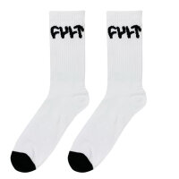 Socken - Cult - Long Logo - white - one size fits most