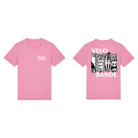 T-Shirt - Velobande - Black Flag - Dyed Bubble Pink - XL