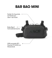 Lenkertasche - Aevor - Bar Bag  Mini - Proof Black