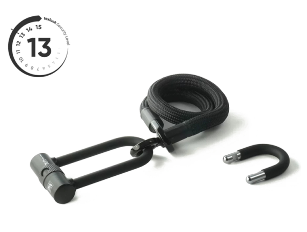 Kabelschloss - Tex-Lock - eyelet Bügelschloss-Set U/X - 100cm